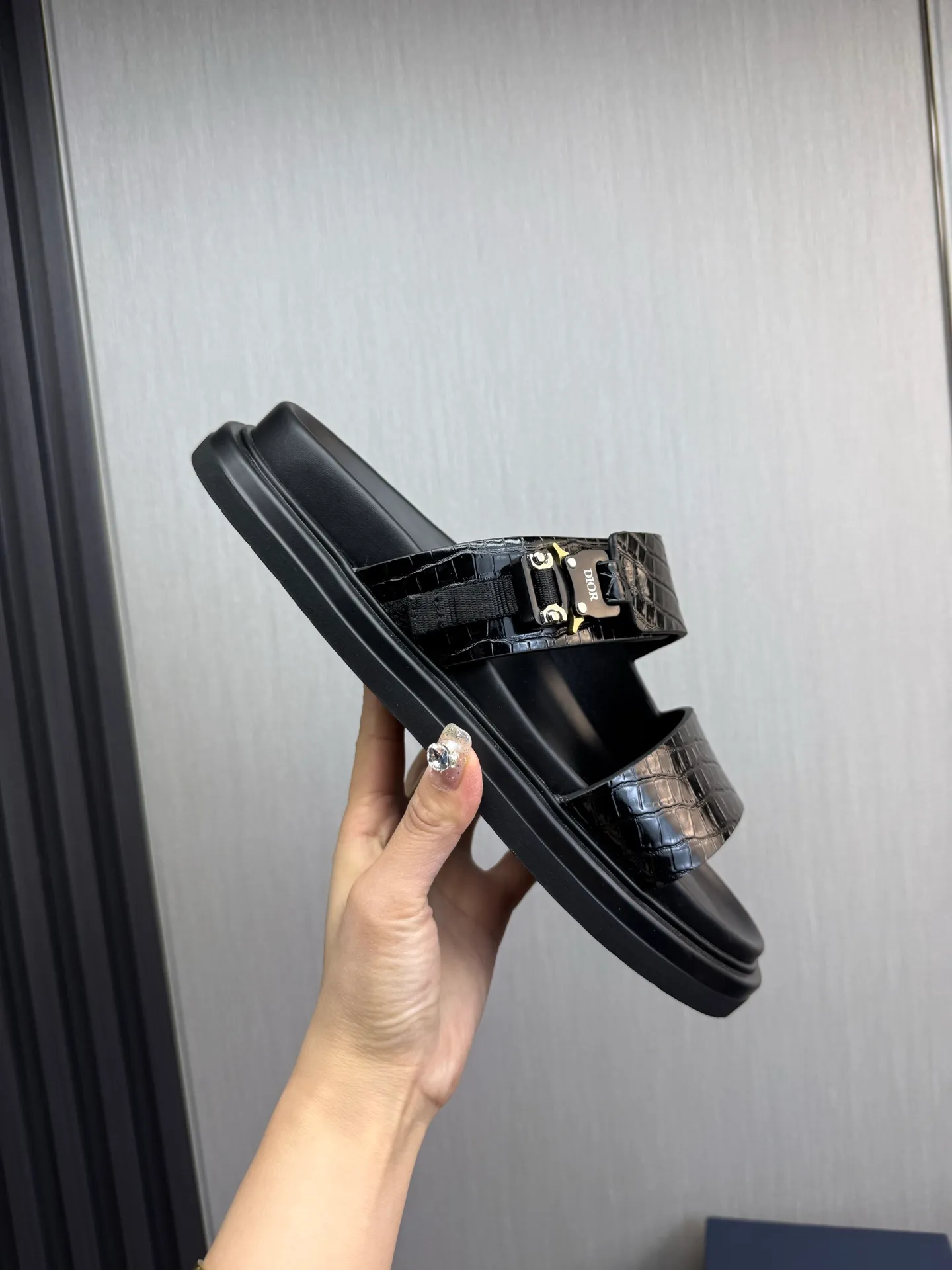 Men's shoes 300💰 Dior. Men's slippers🩴 Official website 1:1 production 38-45 size 45 46 🉑️Customized original material shipped✅